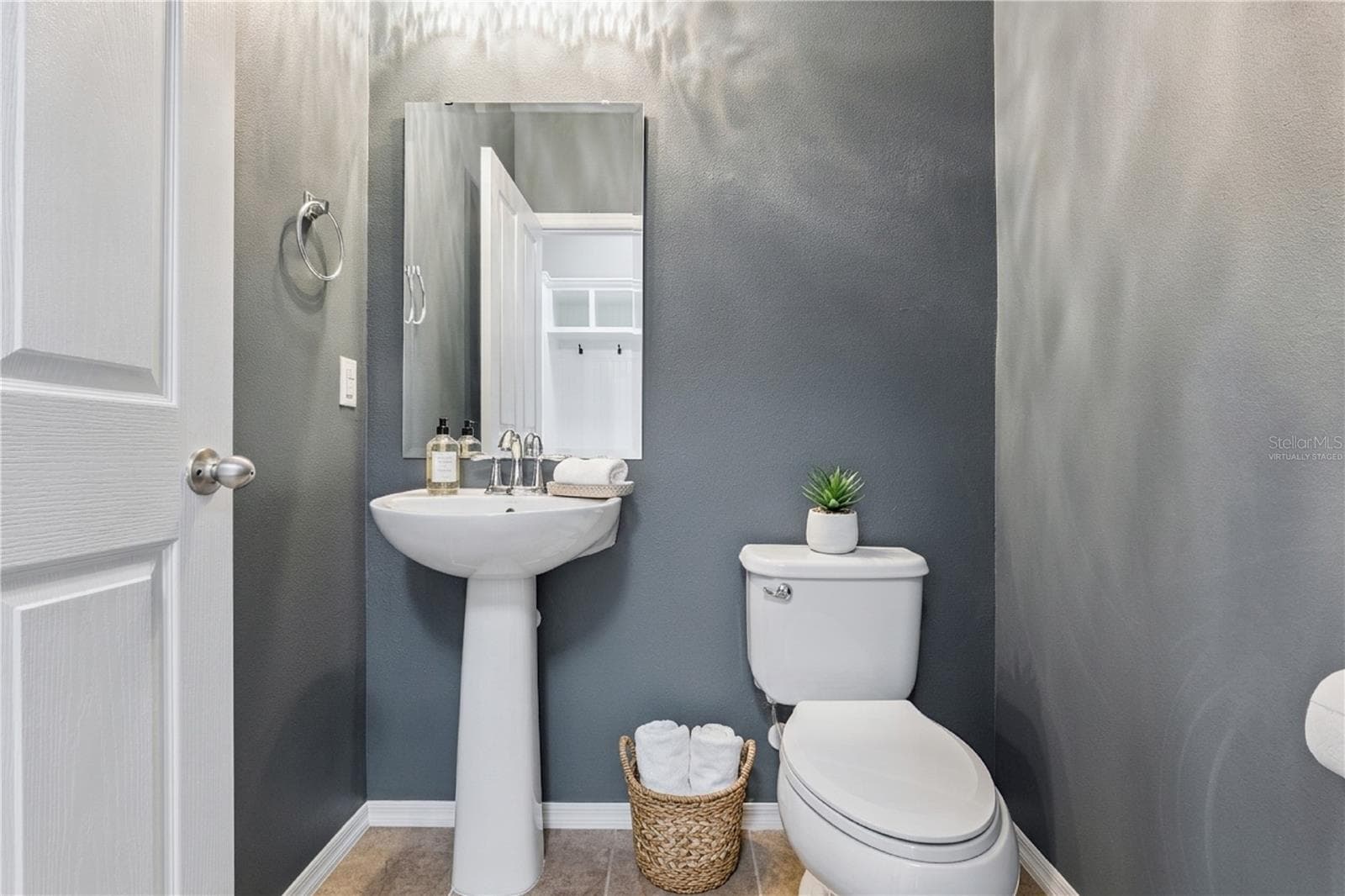Virtually Staged. 1st floor half bath - 13612 LARANJA ST, CLERMONT