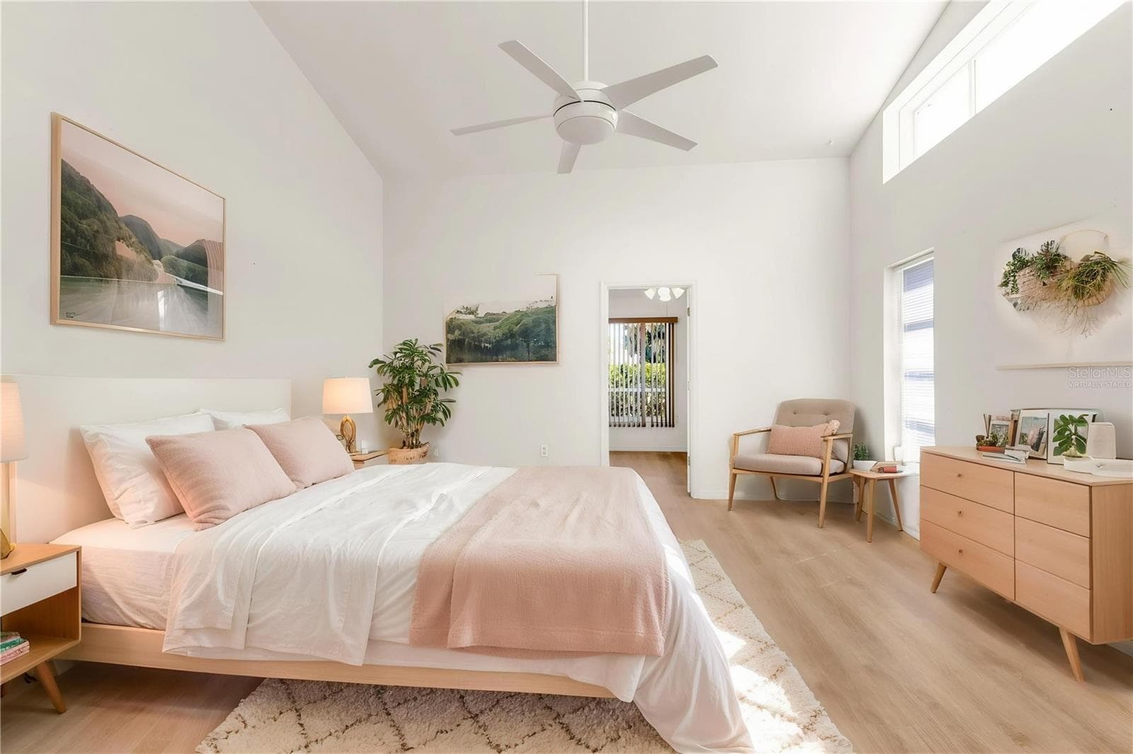 Primary bedroom virtually staged - 5184 ELLSWORTH TER, PORT CHARLOTTE