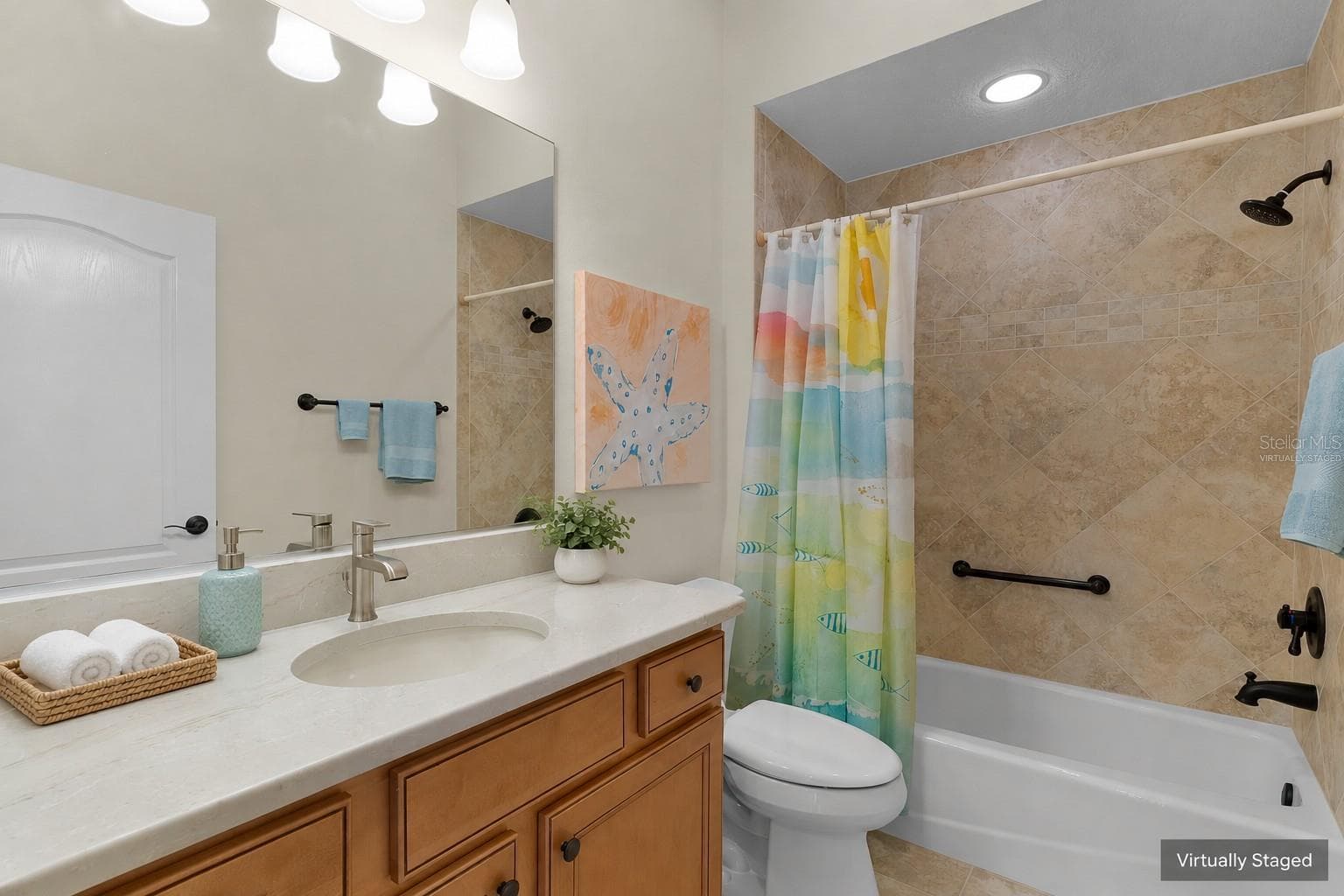 Countertop items are virtually staged - 3094 EASTFIELD PATH, THE VILLAGES