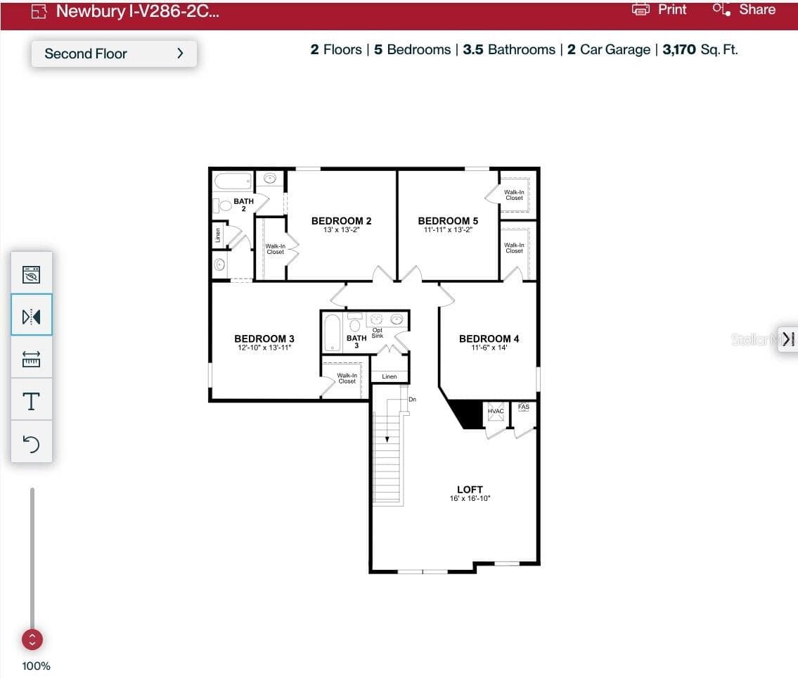 Floorplan - 952 VINEYARD RIDGE RD, MINNEOLA