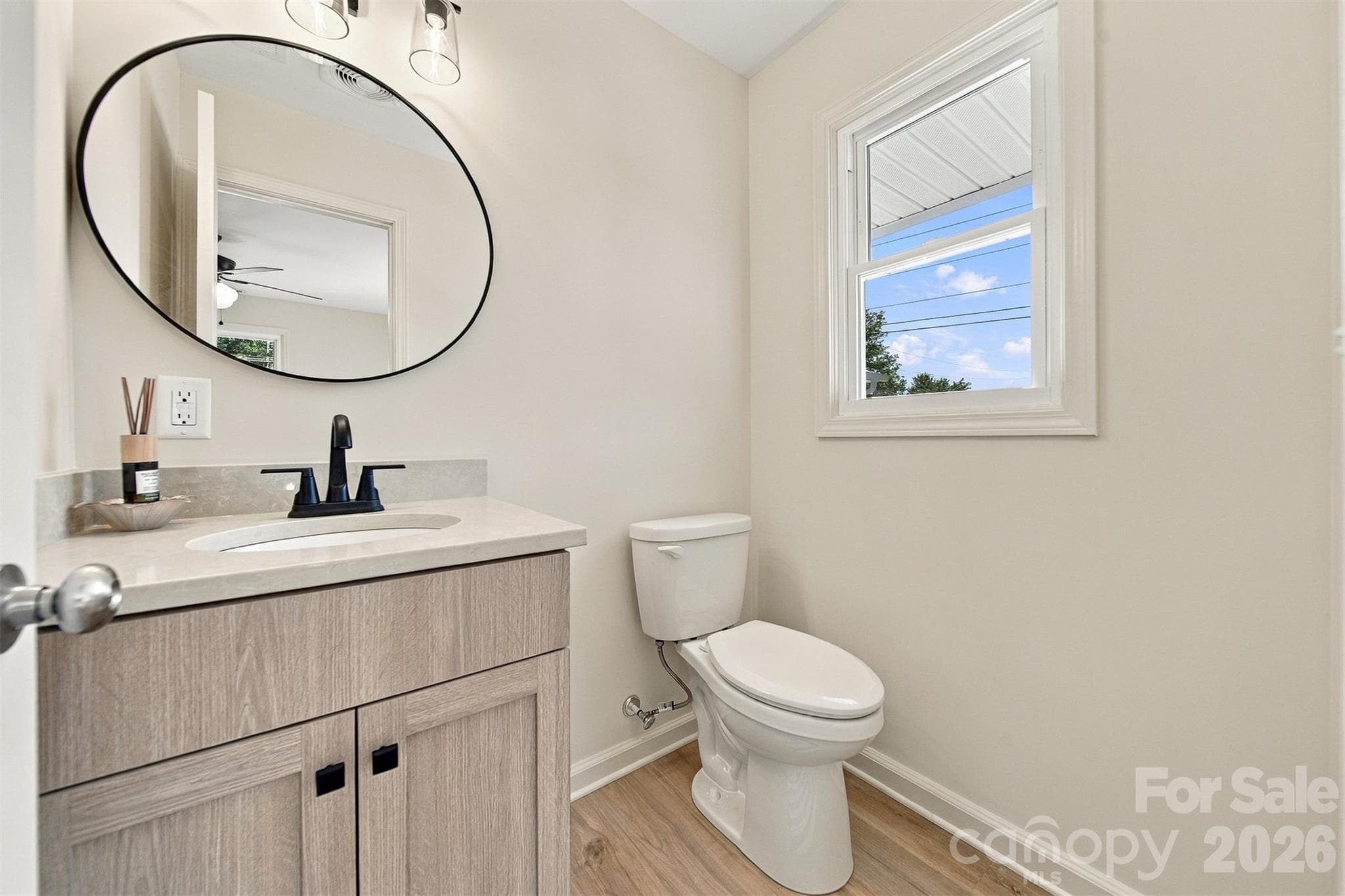 Half bath off of what could be a second primary bedroom! - 4176 Grace Chapel Road, Granite Falls