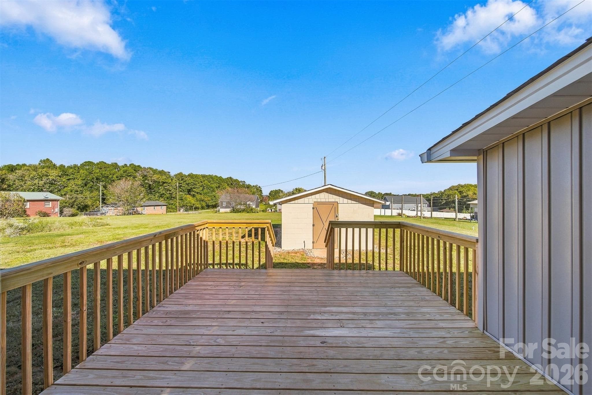 New deck! - 4176 Grace Chapel Road, Granite Falls