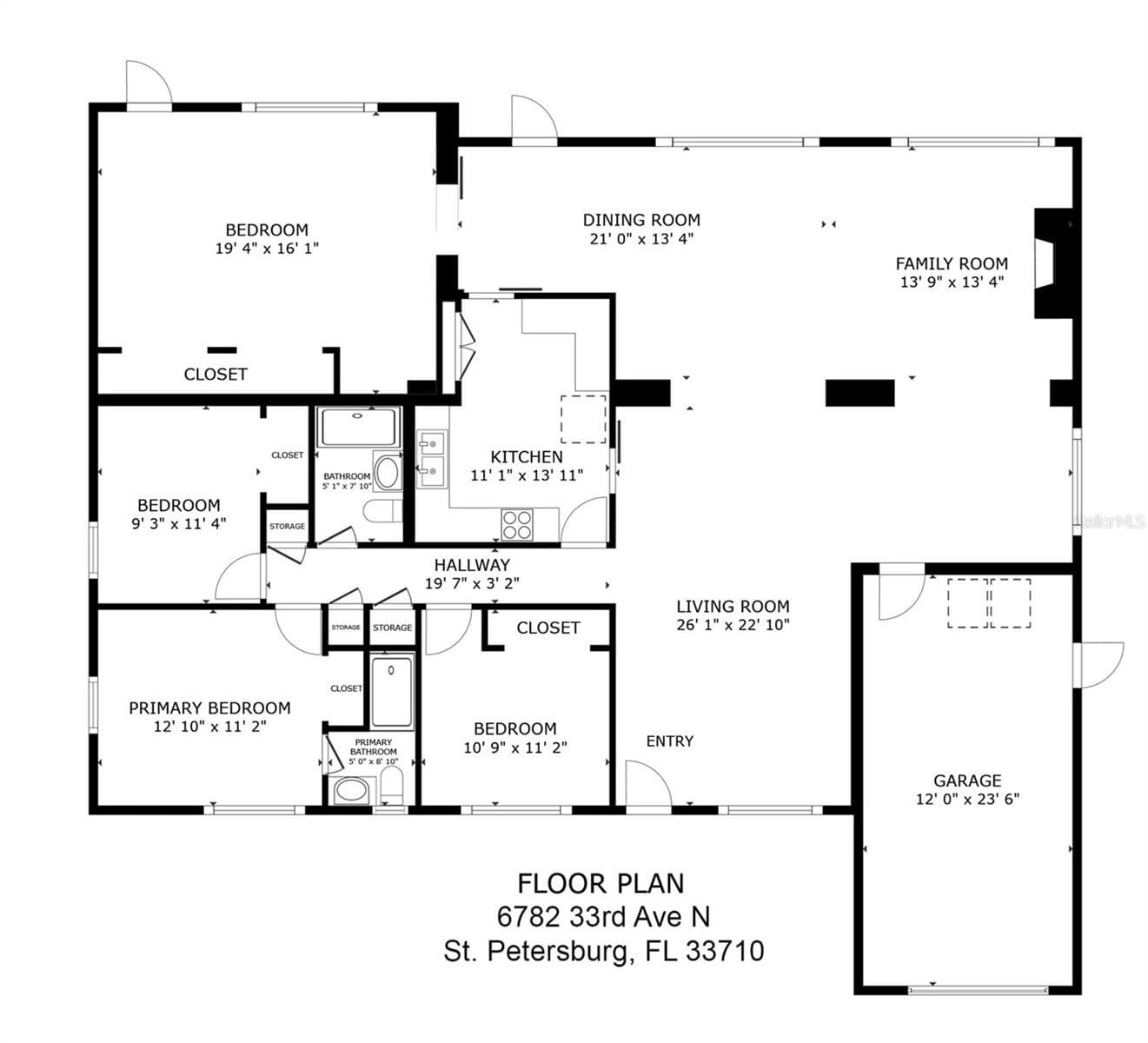 Single Family Residence at 6782 33RD AVE N, ST PETERSBURG, photo 50 of 53