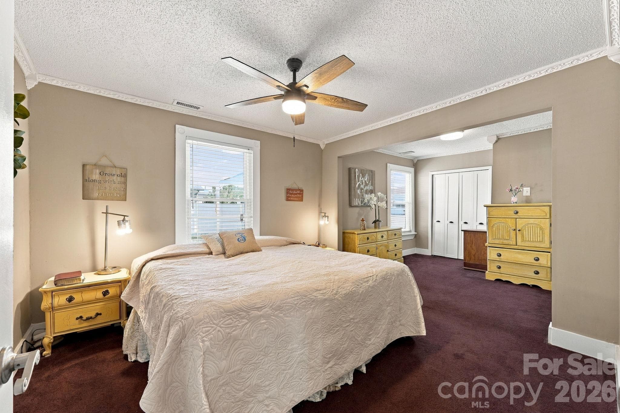 This home has a huge primary or divide it for 2 bedrooms if you need more! - 613 Salisbury Street, China Grove