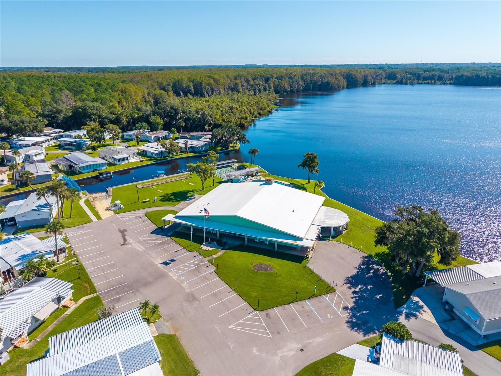 Aerial View of Clubhouse - 130 PINEY RDG, EUSTIS