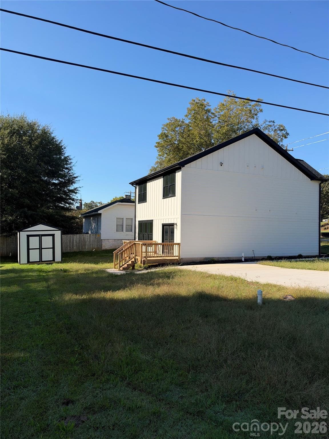 Storage shed added in backyard. - 304 N 14th Street, Bessemer City