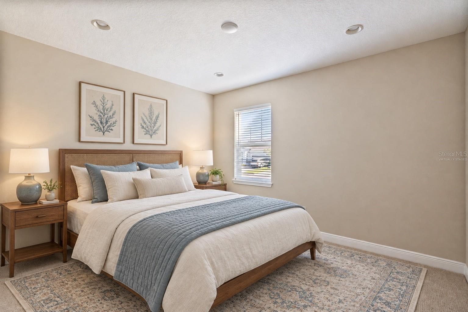 Virtually Staged Bedroom 4 - 4417 LIONS GATE AVE, CLERMONT