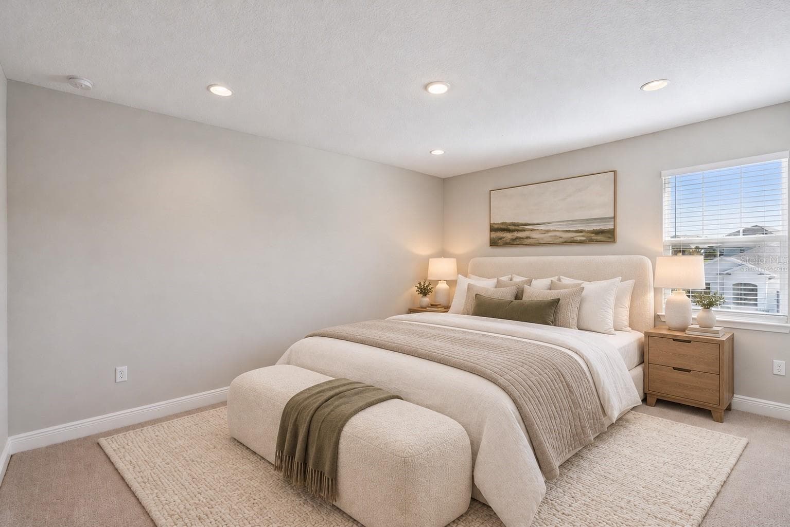 Virtually Staged Bedroom 5 off bonus room - 4417 LIONS GATE AVE, CLERMONT
