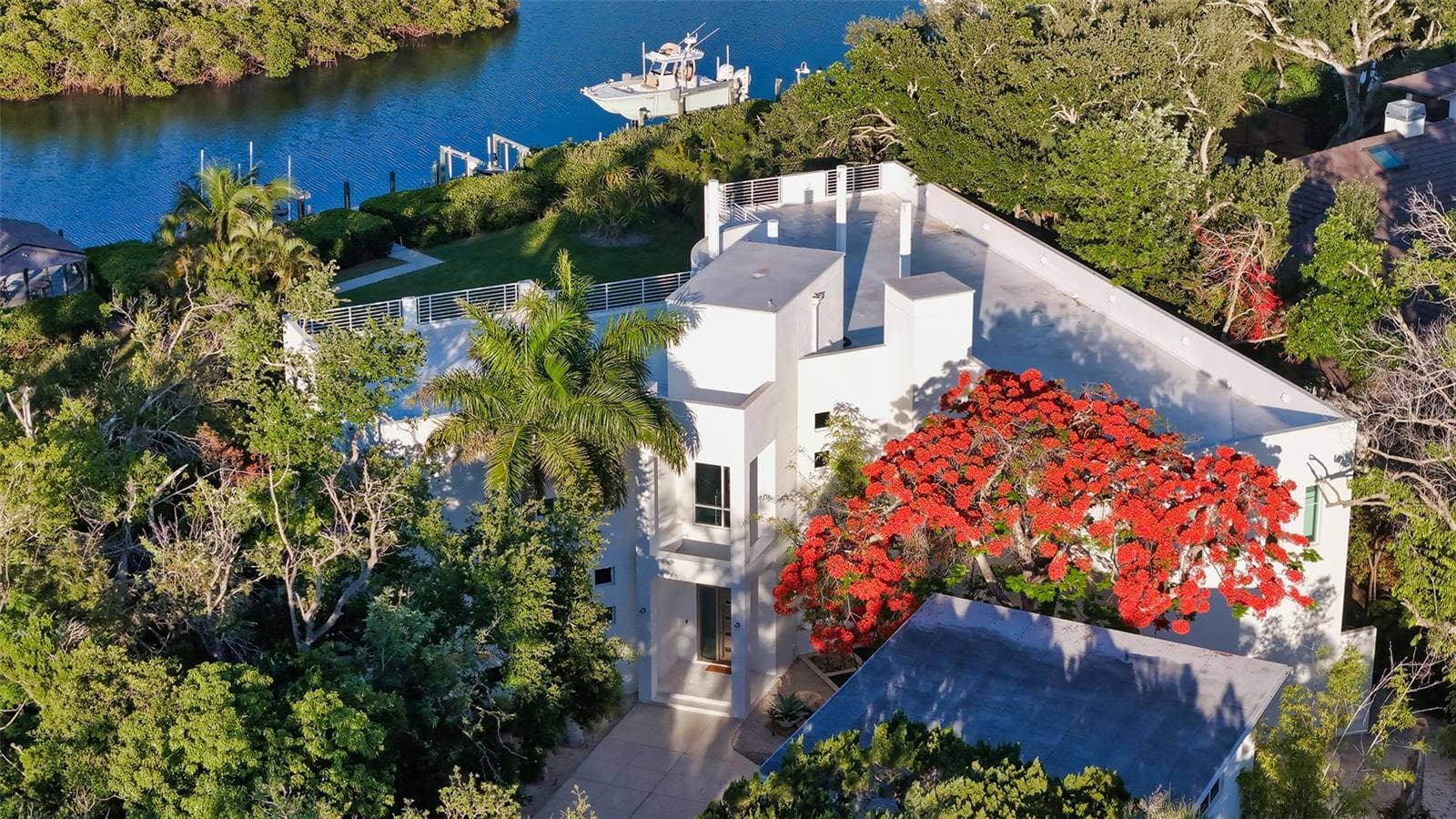 aerial view - 4317 MIDNIGHT PASS RD, SARASOTA