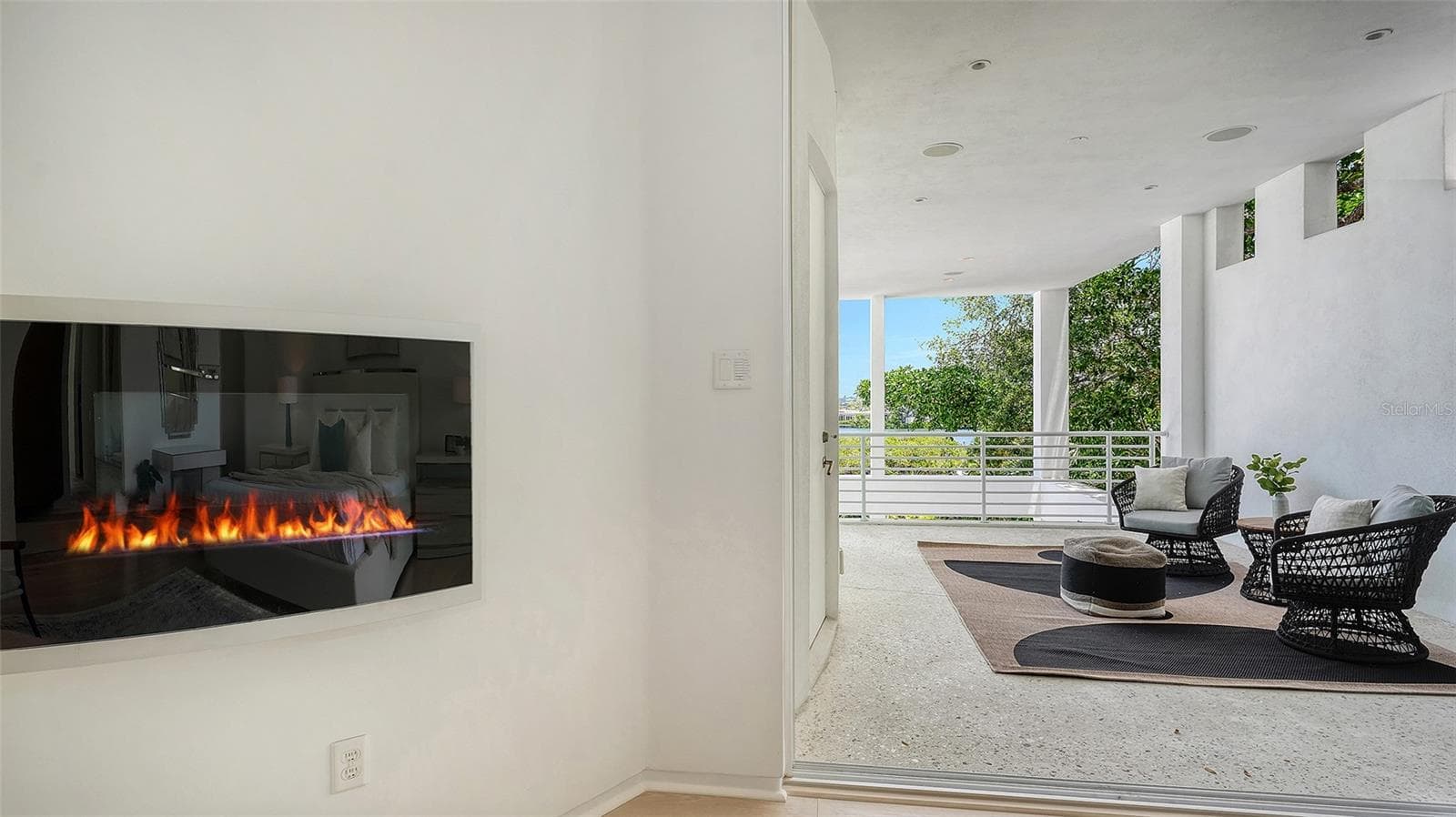 Primary suite balcony - 4317 MIDNIGHT PASS RD, SARASOTA