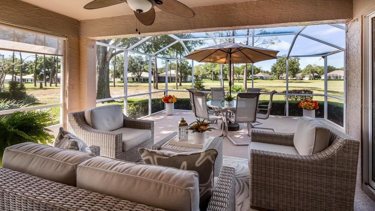 Lanai Overlooking the Golf Course - 3720 DOUNE WAY, CLERMONT