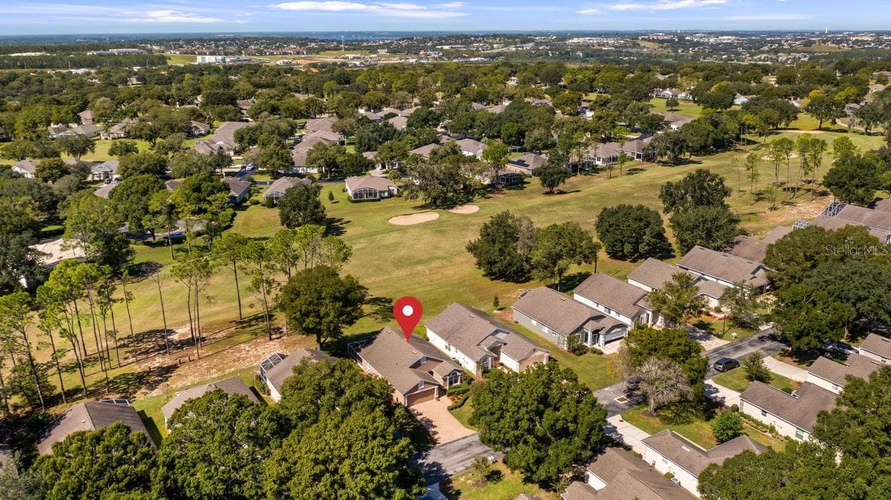 Drone of Golf Course - 3720 DOUNE WAY, CLERMONT