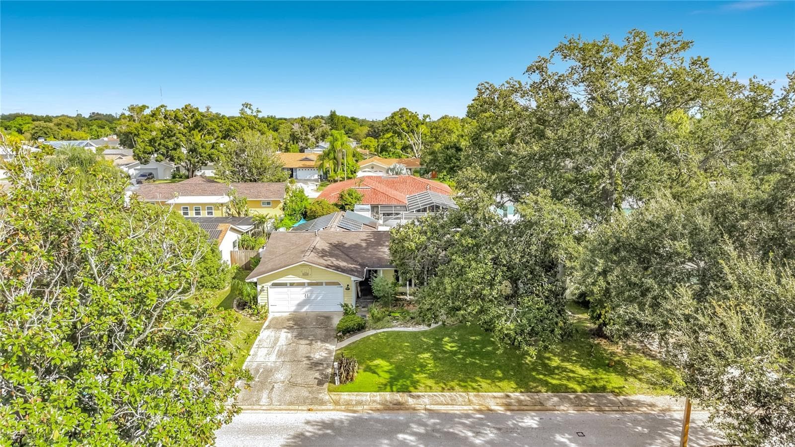 Aerial view - 3120 SWAN LN, SAFETY HARBOR
