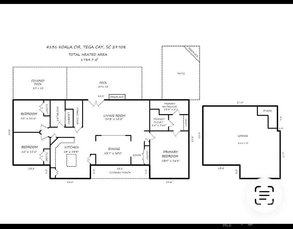Floor Plan - 4131 Koala Circle, Tega Cay