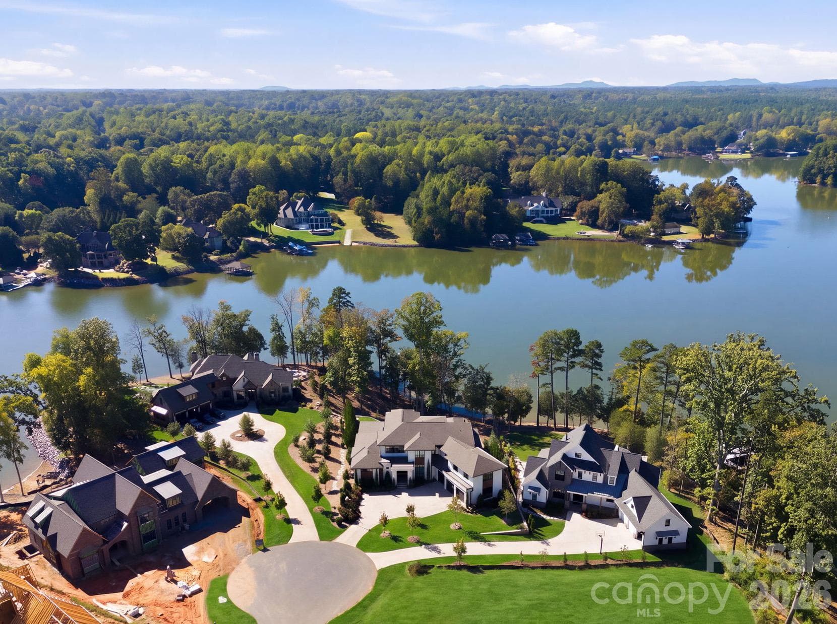Aerial view - 1016 Timberlake Point, Belmont