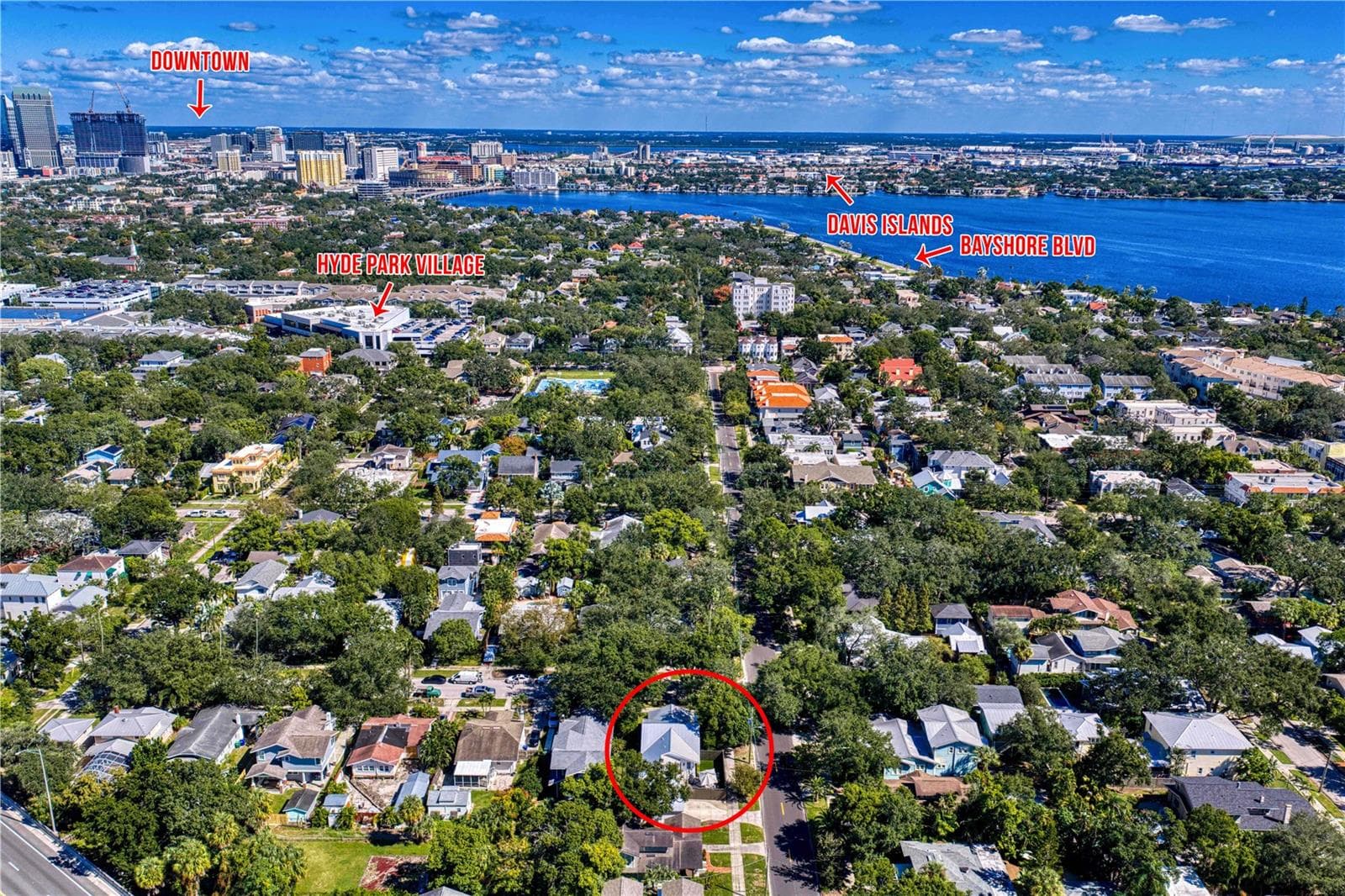 If you want walkable this is your ideal home. The village, Davis Islands, Bayshore Blvd, Downtown - 913 S BRUCE ST, TAMPA