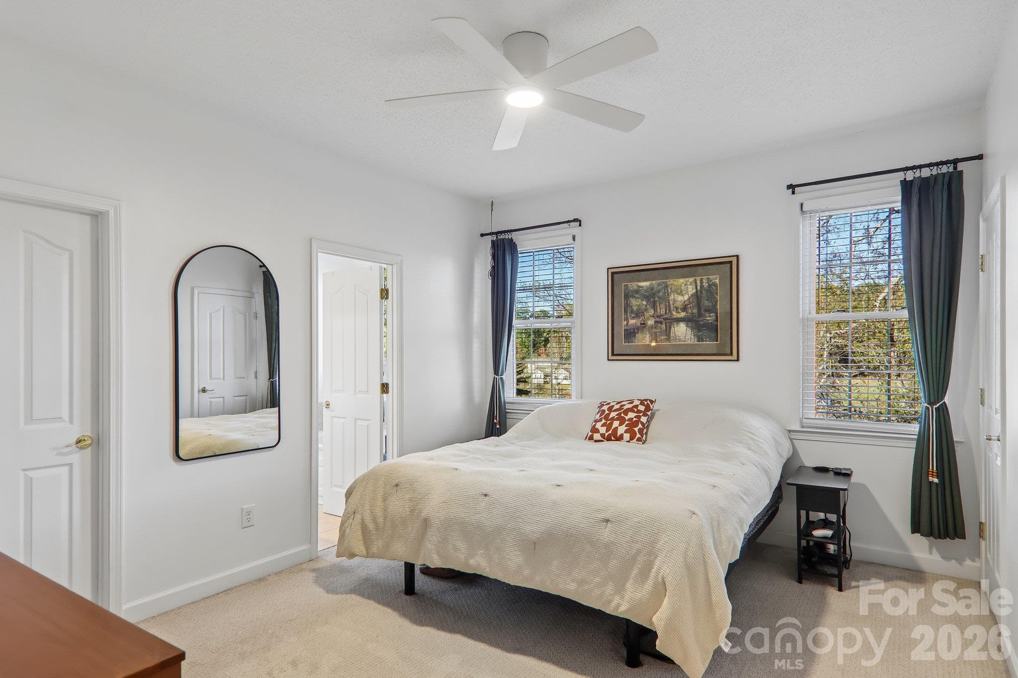 Primary Bedroom with en-suite bathroom and two closets! - 12 Grassy Meadow Drive, Candler