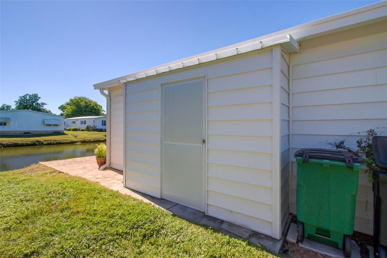 Storage shed east side of home - 176 CLUBVIEW DR #3, SAFETY HARBOR