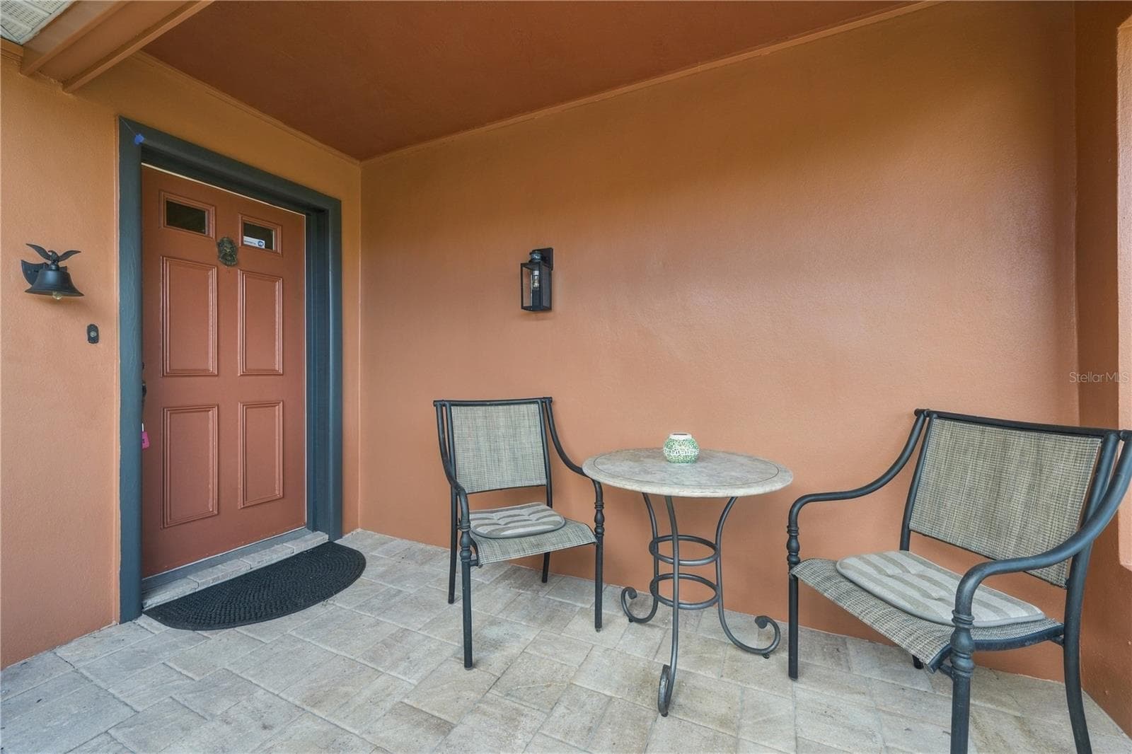41c. Covered Front Entryway w Room to Decorate or Style as You Wish.. - 112 PEACOCK CIR, SAFETY HARBOR