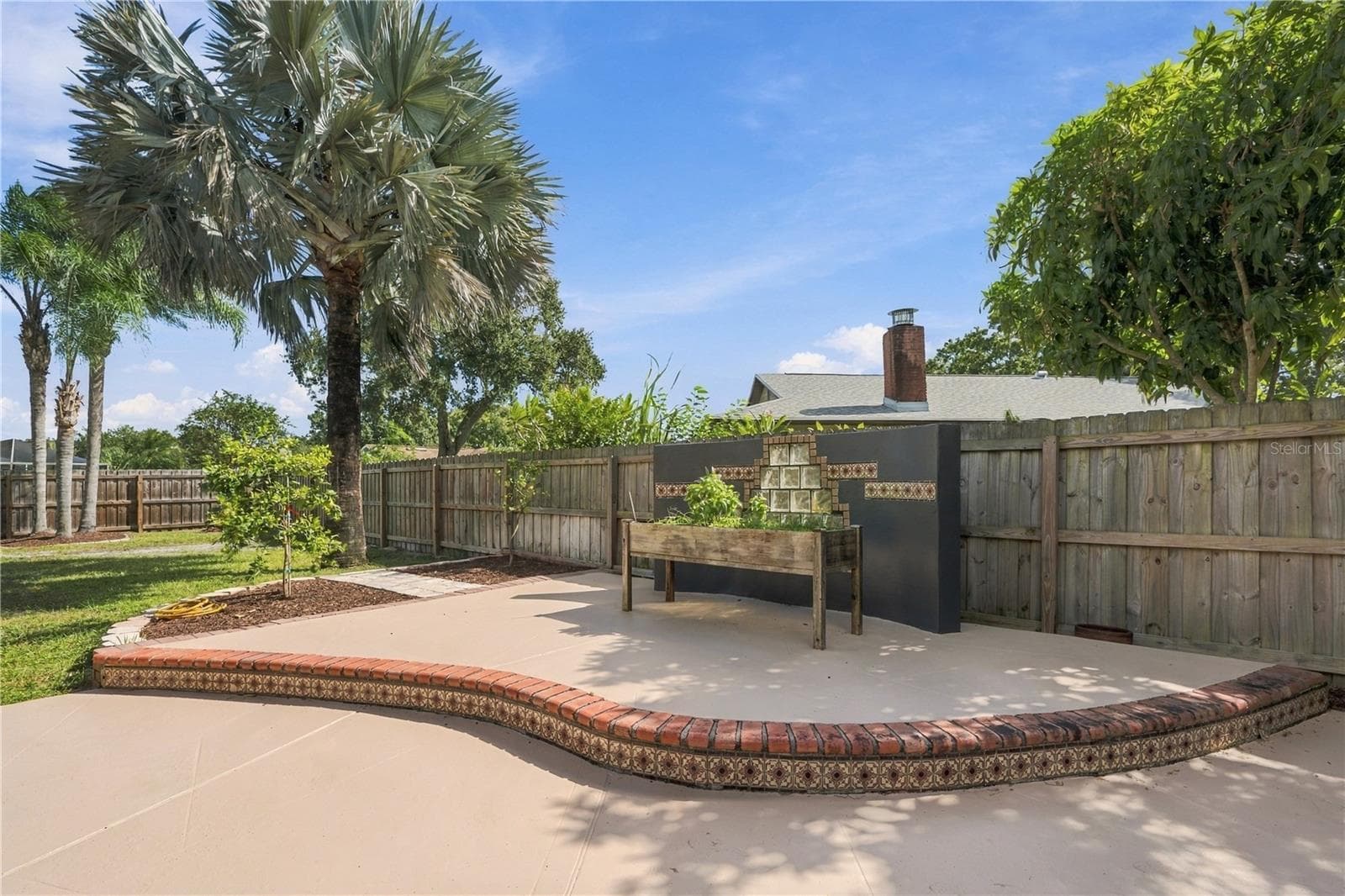 71. 2-Tier Open Patio Freshly Painted w NON SLIP Paint.. - 112 PEACOCK CIR, SAFETY HARBOR