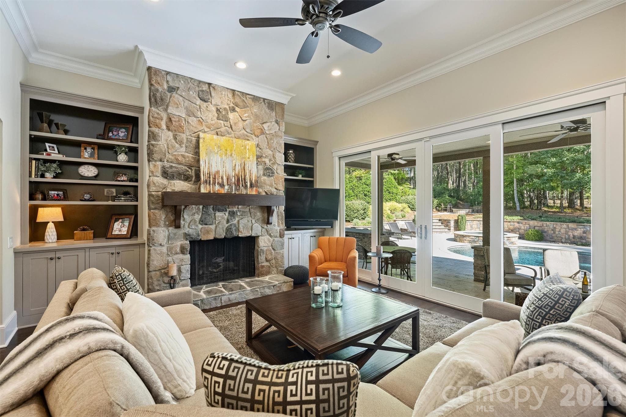 Family Room - 134 Wellfleet Lane, Mooresville