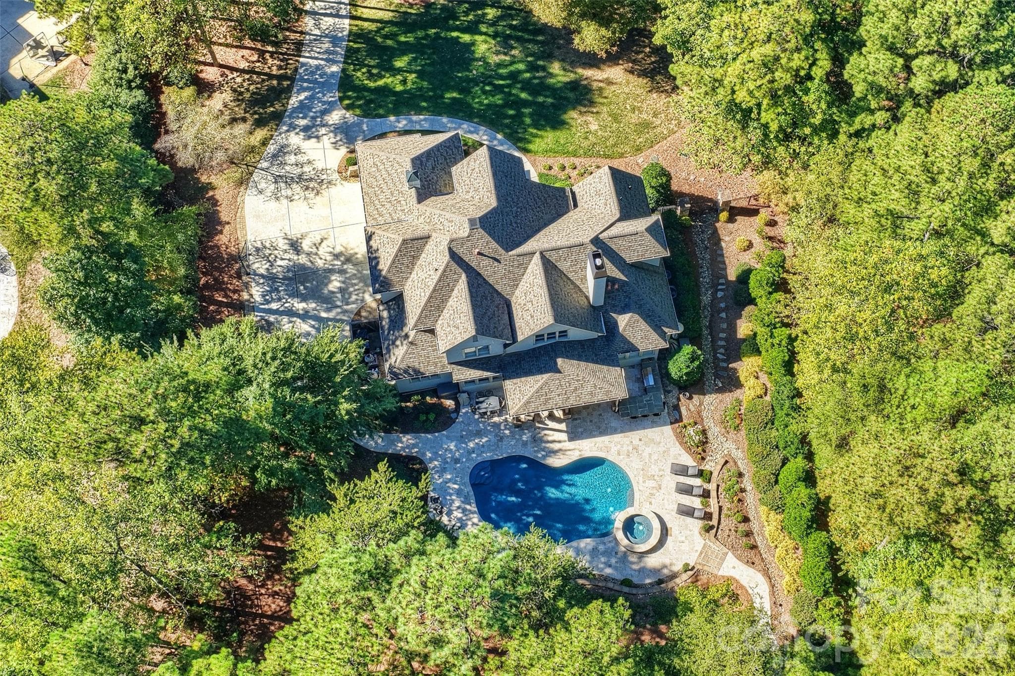 Aerial Home View - 134 Wellfleet Lane, Mooresville