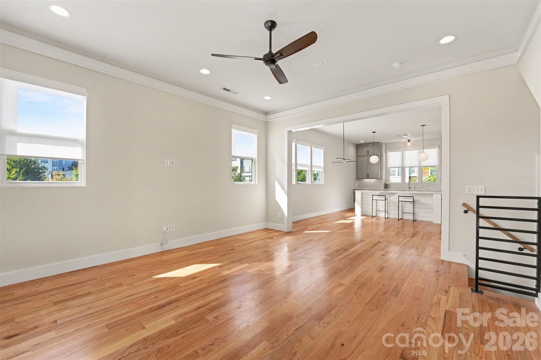 Livingroom-Dining-Kitchen - 2531 Irwin Stream Road, Charlotte