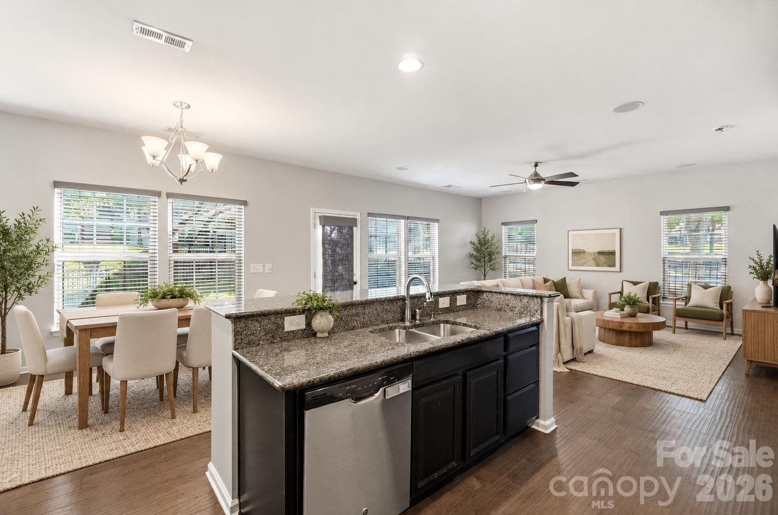 Virtually staged - 1823 Fleetwood Drive, Charlotte