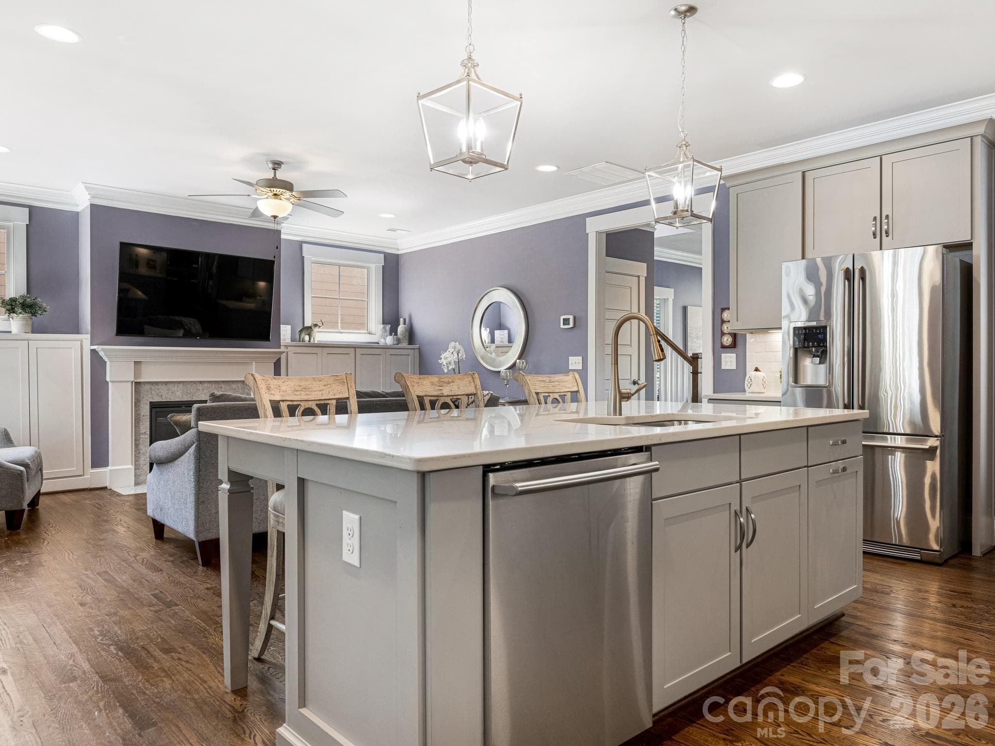 Kitchen/Living Room - 342 Main Street, Matthews
