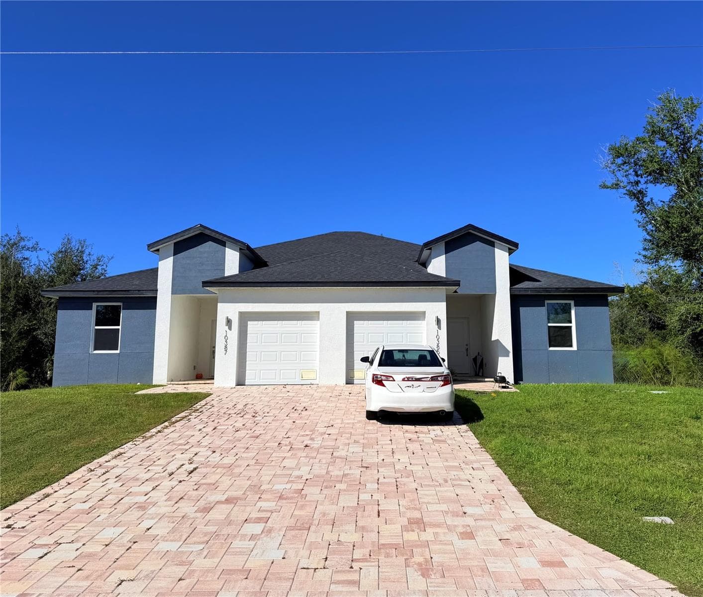 Front of New Duplex! - 10385 PORT EVERGLADES ST, PORT CHARLOTTE