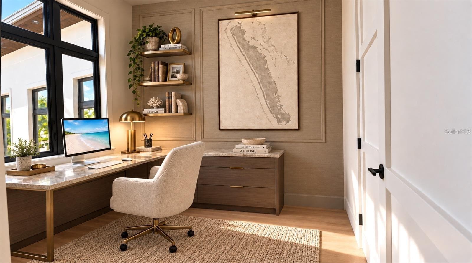 Office, with virtual staging. - 838 NORSOTA WAY, SARASOTA