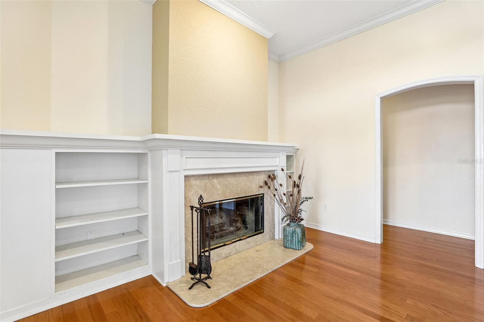 Fireplace in Family Room - 7891 BRIDGESTONE DR, ORLANDO