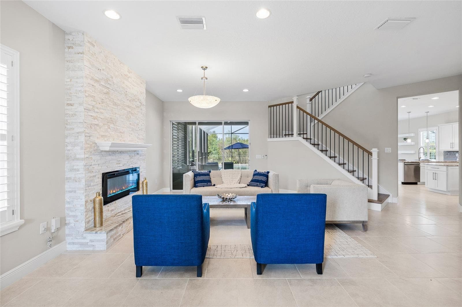 First impression from walking in front doors - 30351 TRISTANIA CT, WESLEY CHAPEL