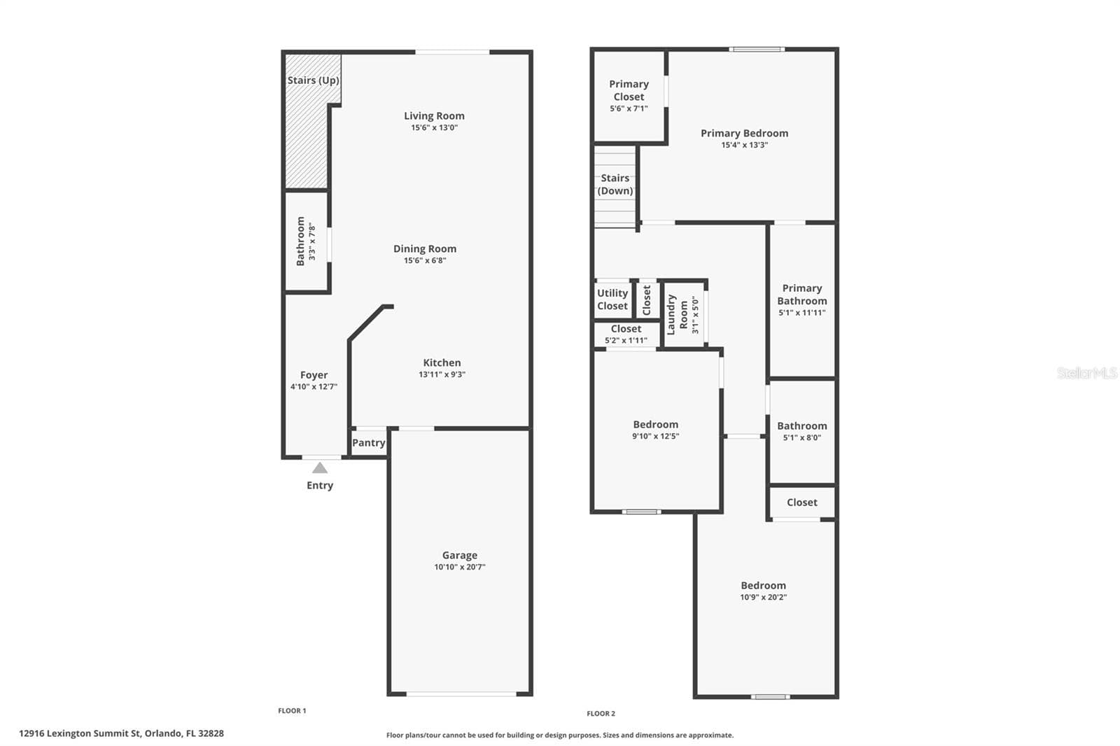 Floor Plans - 12916 LEXINGTON SUMMIT ST, ORLANDO