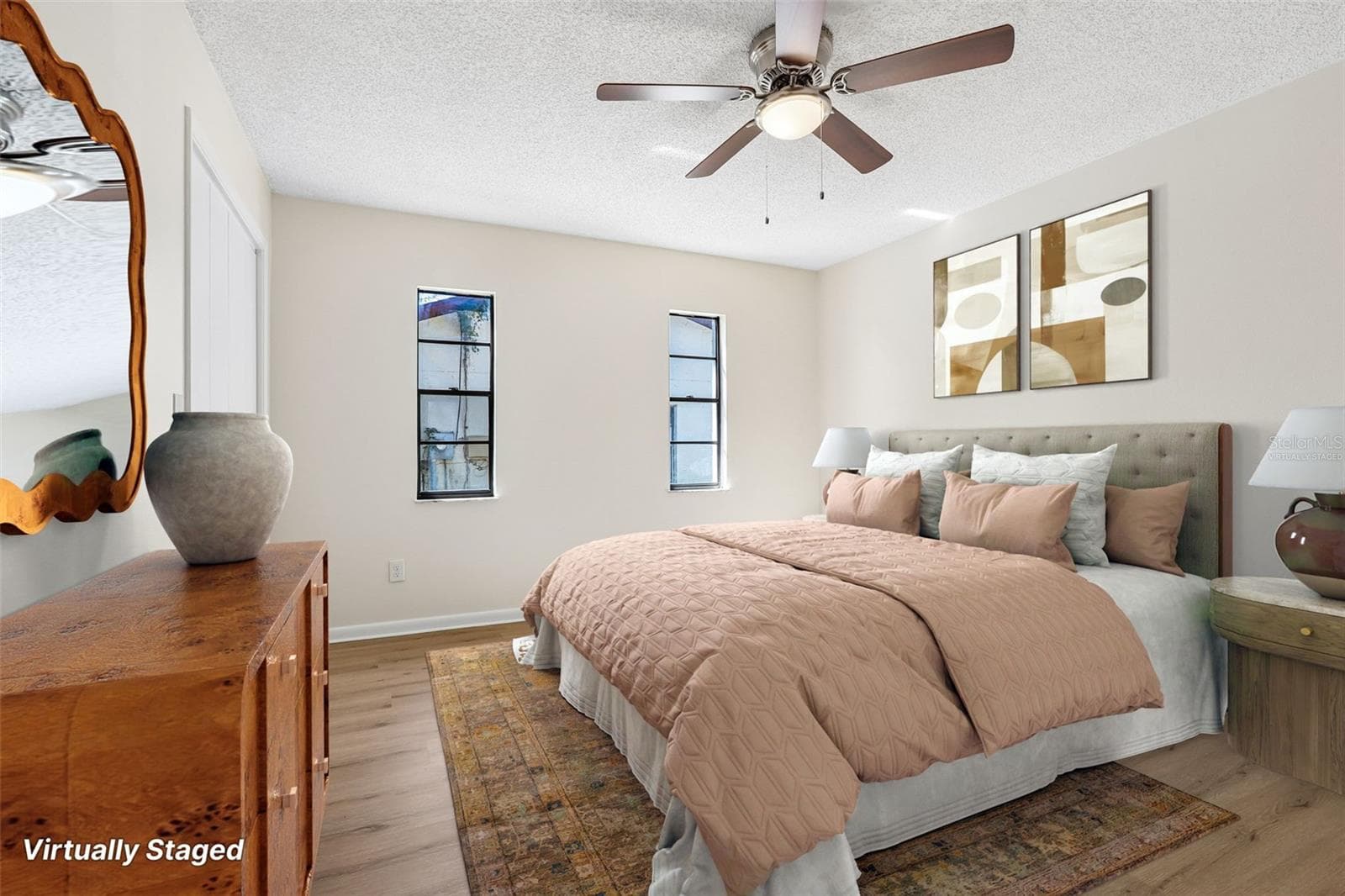 Primary Bedroom - Virtually Staged - 39720 MEADOWOOD LOOP, ZEPHYRHILLS