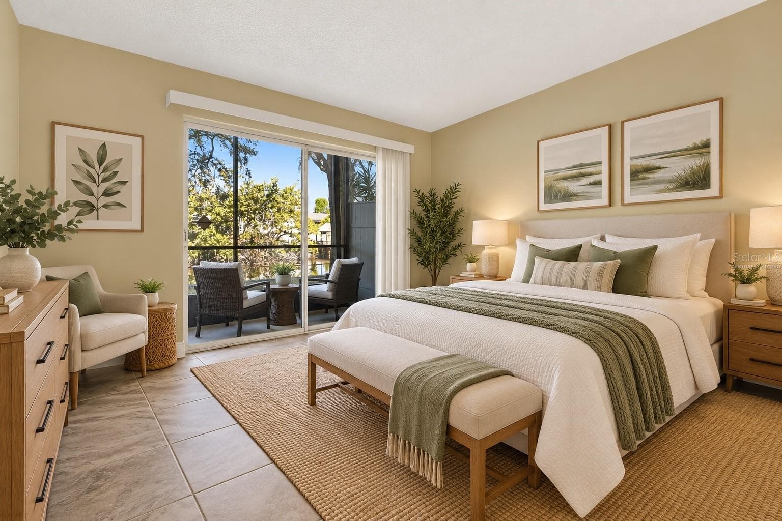 Virtually staged - 9125 TUDOR DR #D109, TAMPA