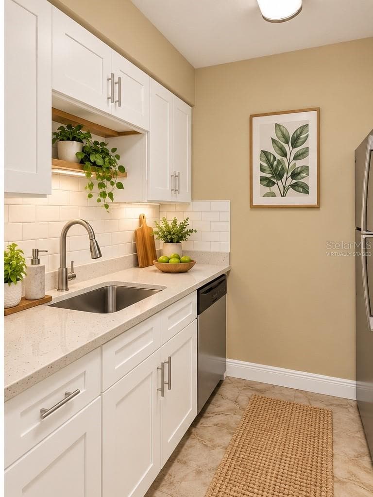 virtually staged - 9125 TUDOR DR #D109, TAMPA