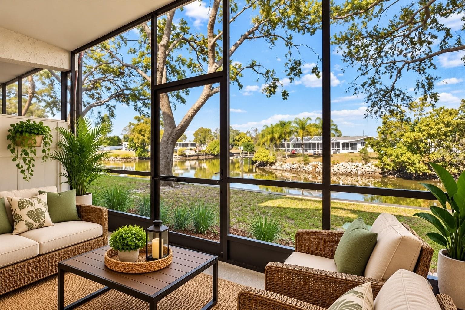 virtually staged - 9125 TUDOR DR #D109, TAMPA
