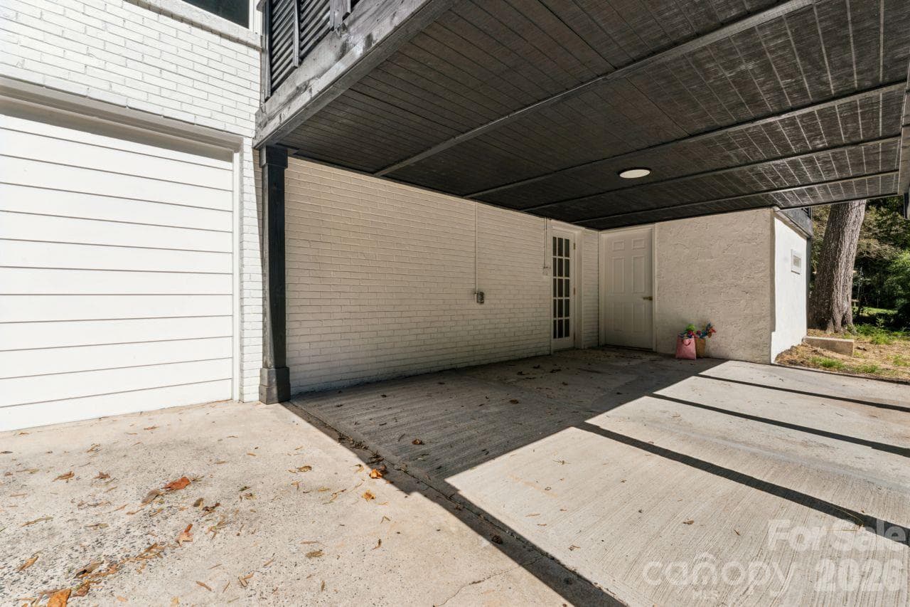 Patio and Workshop off of basement - 4908 Zephyr Lane, Charlotte