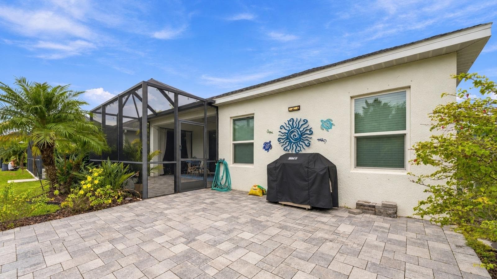 Second pavered patio for entertaining - 11115 SAND PINE LN, PARRISH