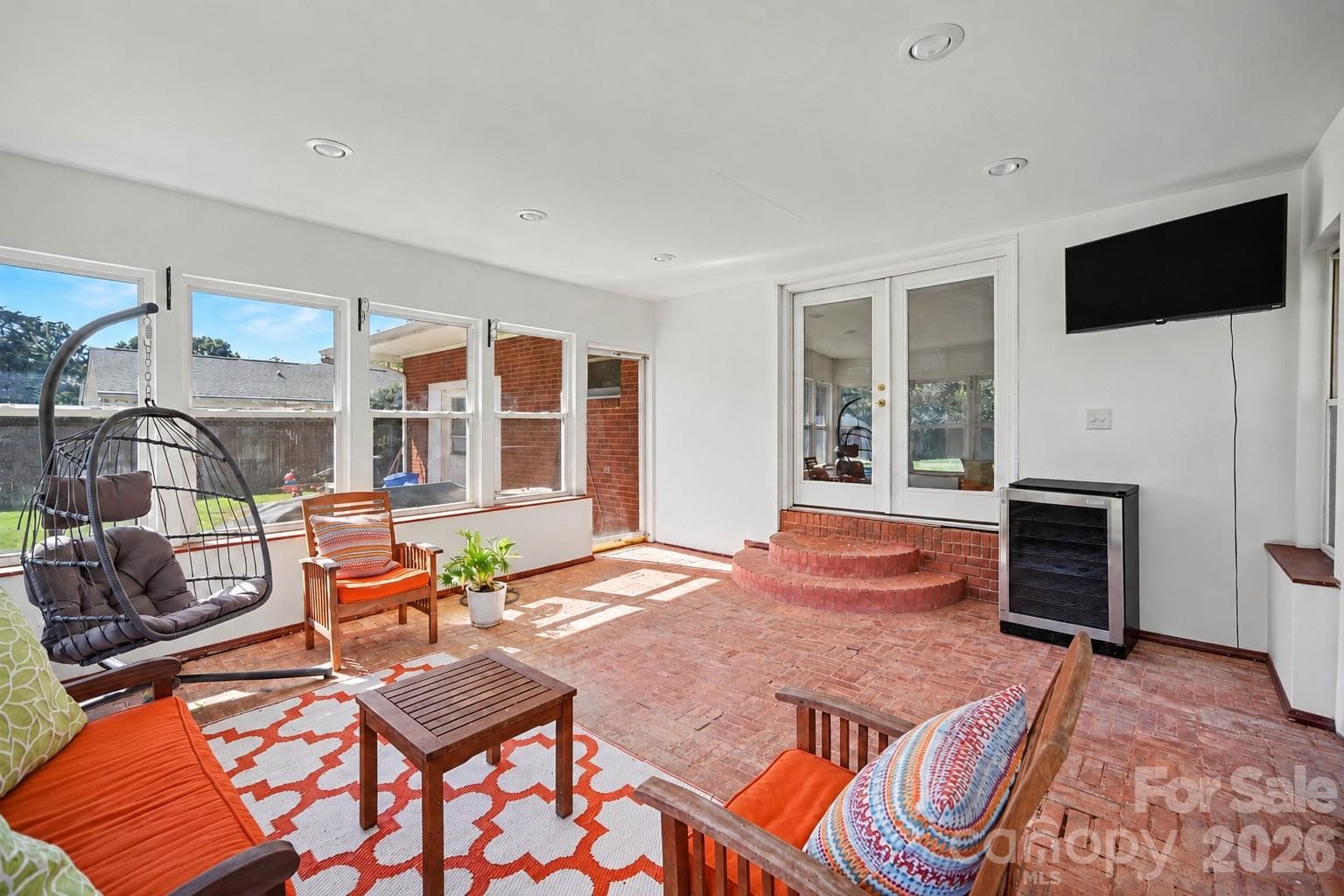 Relax in the screened-in porch - 1620 Forest Lake Drive, Rock Hill