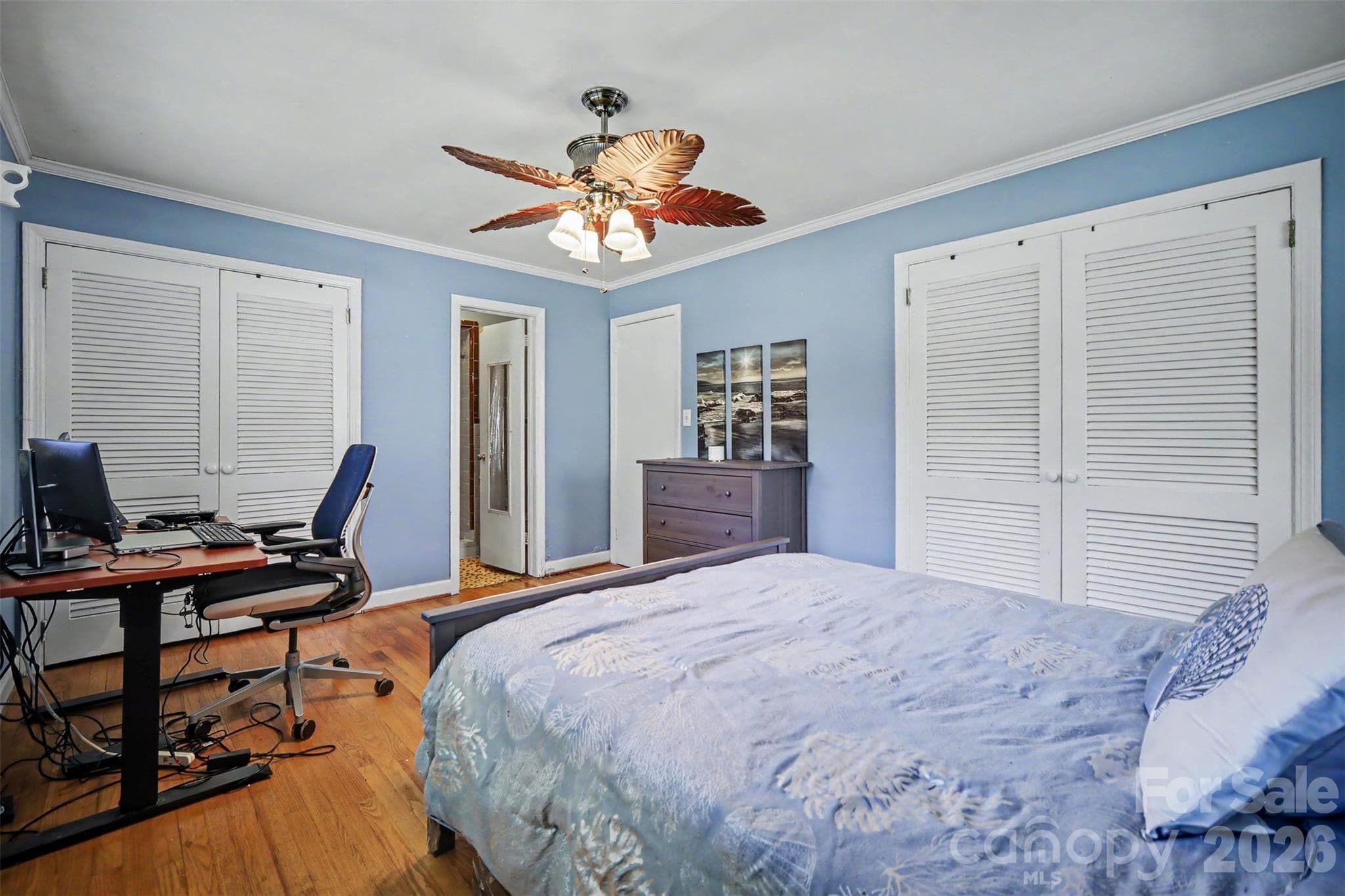Primary Bedroom with dual closets - 1620 Forest Lake Drive, Rock Hill