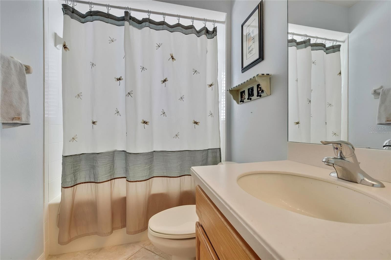 Living/Dining/Great Room -virtually staged - 300 HARTFORD CT, SPRING HILL