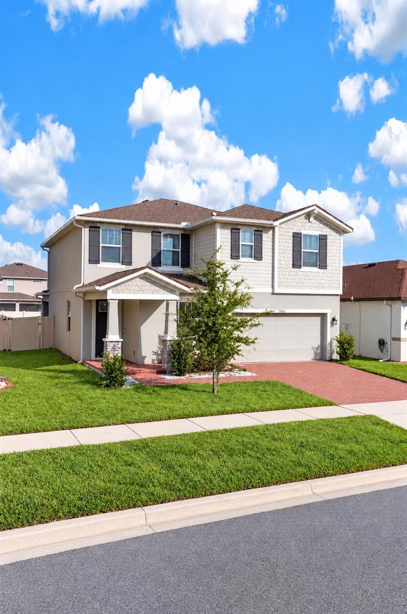 Front Left Elevation - 2960 ANGELONIA THORN WAY, CLERMONT