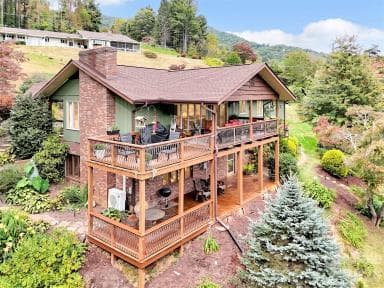 Down stairs has a deck. - 91 Worsham Drive, Waynesville