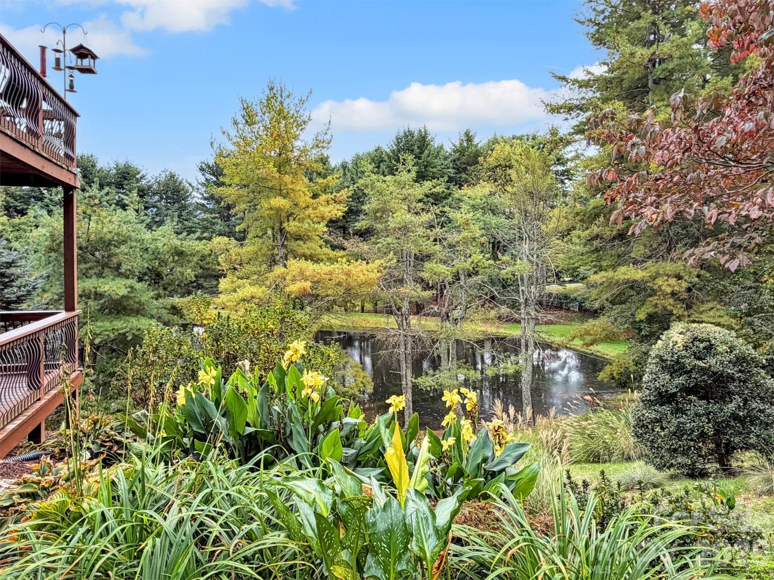 View of the West Garden - 91 Worsham Drive, Waynesville