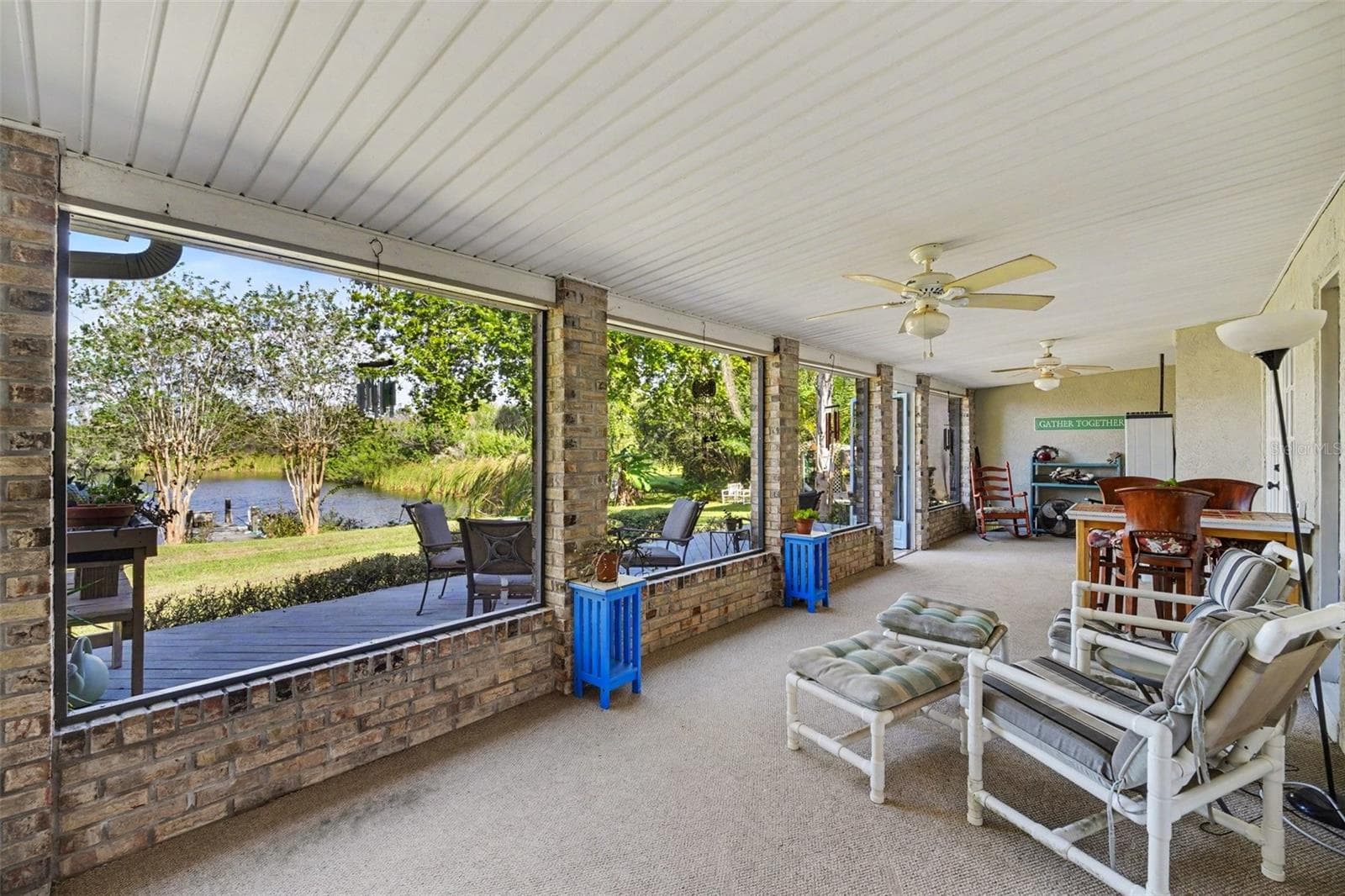 back porch - 7366 WINDOVER WAY, TITUSVILLE