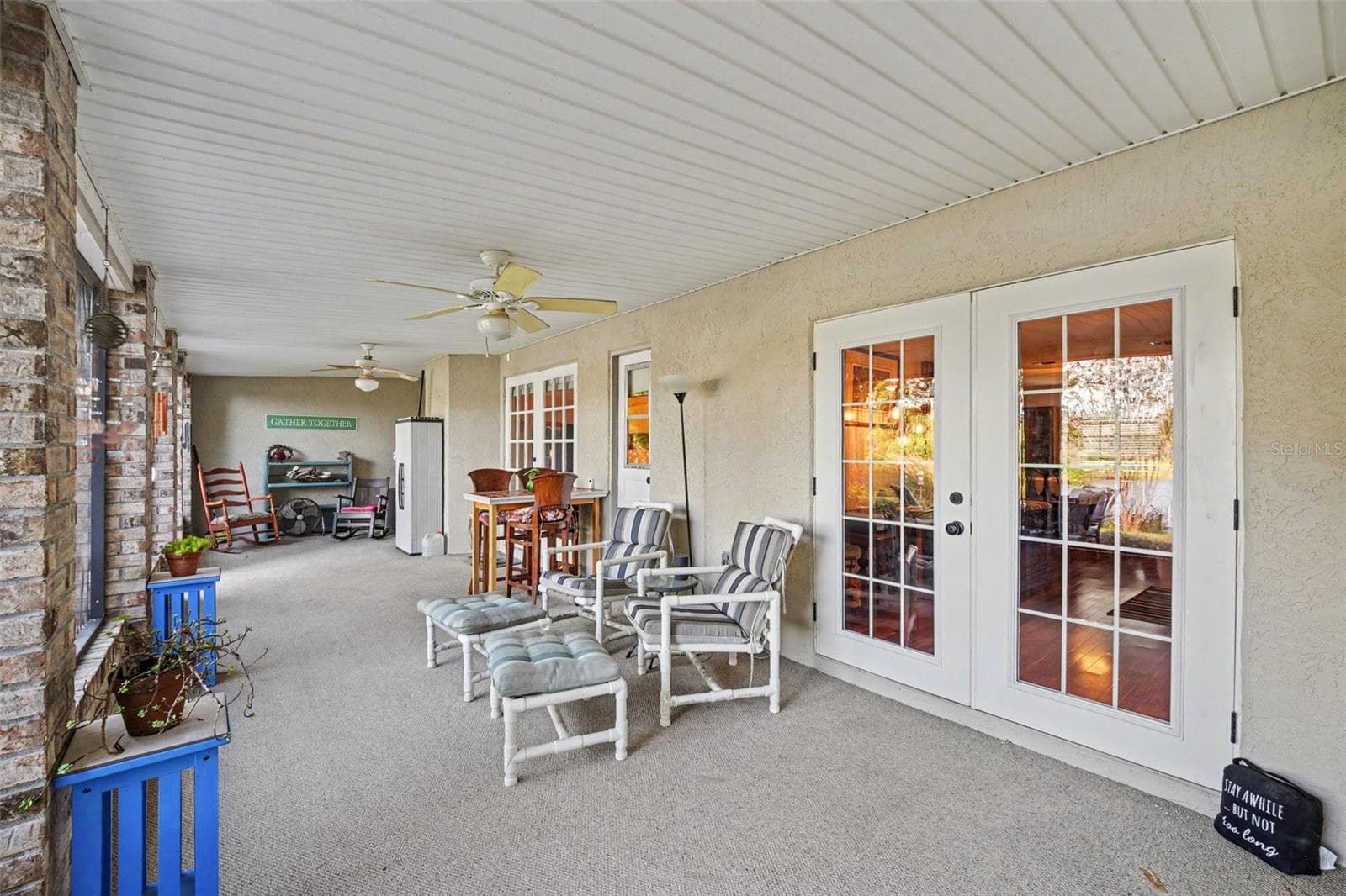 back porch - 7366 WINDOVER WAY, TITUSVILLE