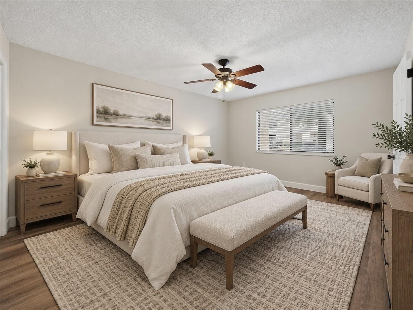 Virtually staged Bedroom - 2228 OHARA CT #1052, ORLANDO