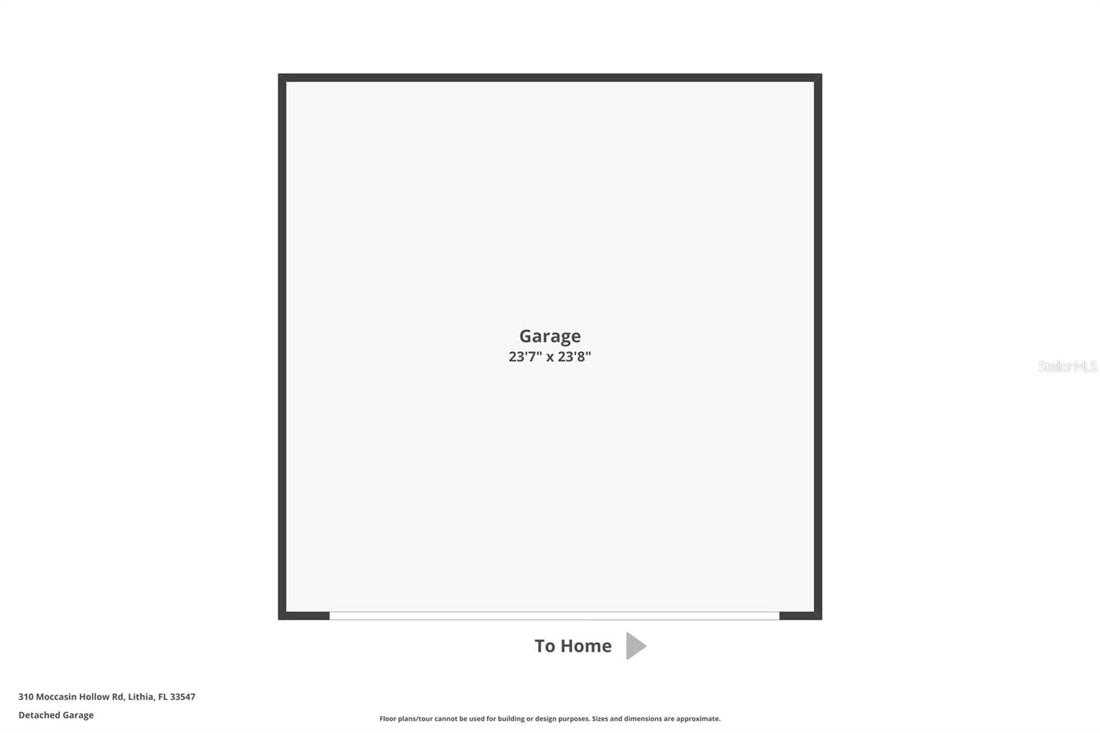Floor Plan - Detached Garage - 310 MOCCASIN HOLLOW RD, LITHIA